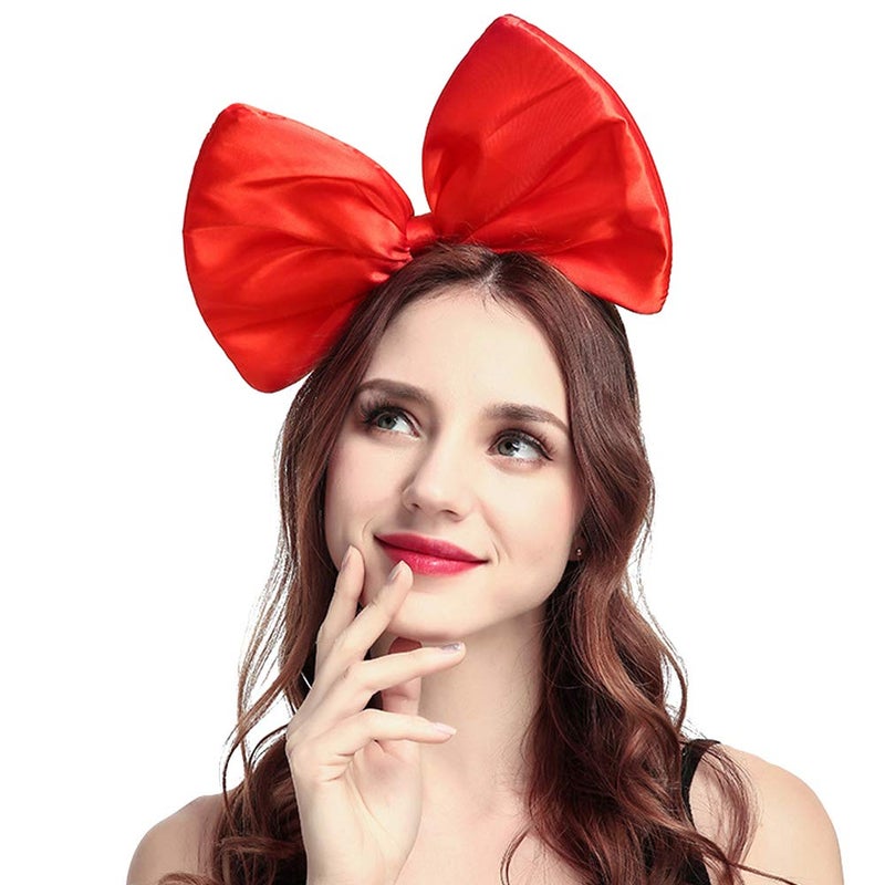 ZTL Women Huge Bow Headband Hairband Hair Hoop Accessories Party Props - Image 2